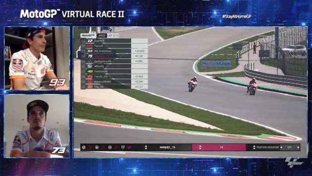 ep marc y lex marquez en el segundo gran premio virtual en austria
