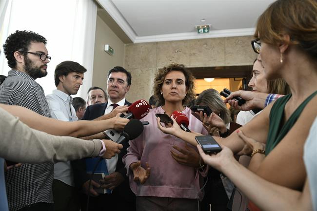 Montserrat, antes de la Portavoces del Congreso de los Diputados | Oscar del Pozo - Europa Press ep montserrat antesla portavocescongresolos diputados