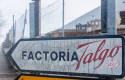 ep un cartel indica la sede de talgo en madrid espana