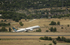 ep vistas del aeropuerto adolfo suarez madrid barajas desde el mirador de paracuellos de jarama a 1