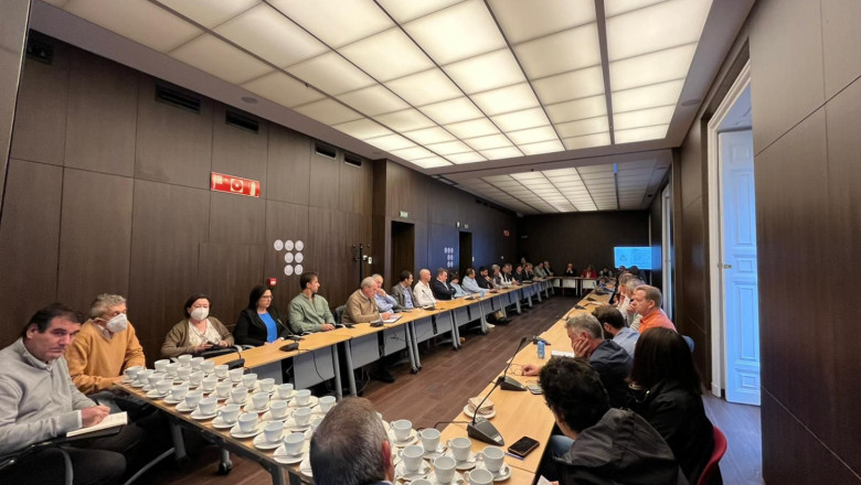 reunin grupo de ovino y caprino en anafric 