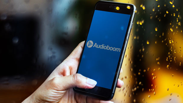 dl audioboom aim podcast podcasting distribution audio entertainment production broadcasting logo