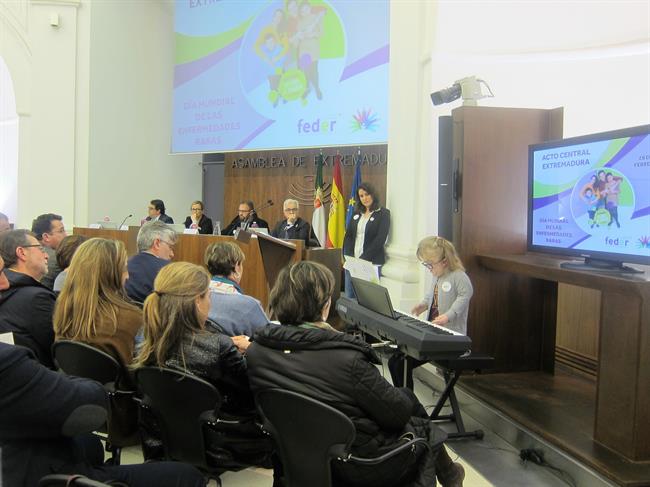 Acto en la Asamblea con motivo del Día Mundial de las Enfermedades Raras | EUROPA PRESS ep actola asambleamotivodia mundiallas enfermedades raras