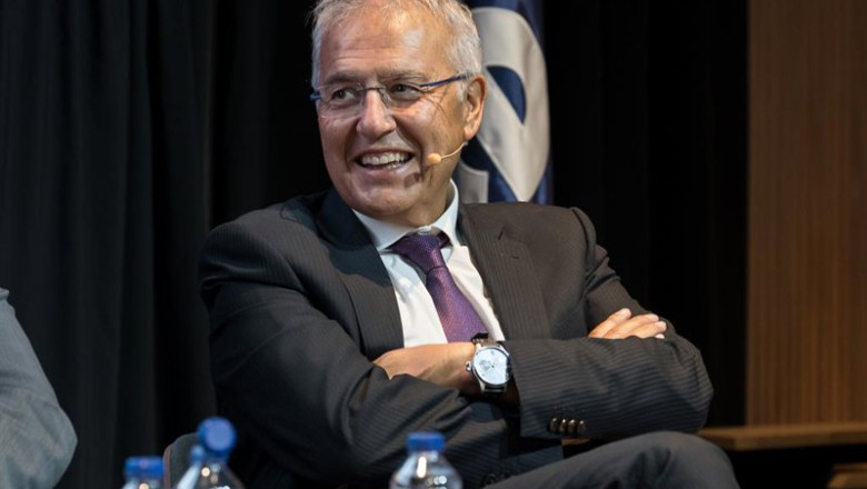 El nuevo director de Indra Espacio, Miguel Ángel Panduro, interviene durante el foro `A los 40 años de la adhesión: cómo España quiere que Europa sea` organizado por la Fundación Carlos Amberes, a 15 de octubre de 2025, en Madrid (España). | Diego Radamés - Europa Press - Archivo ep archivo el nuevo director de indra espacio miguel angel panduro interviene durante el foro a