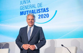 ep archivo - el presidente de mutua madrilena ignacio garralda en la junta general de mutualistas de
