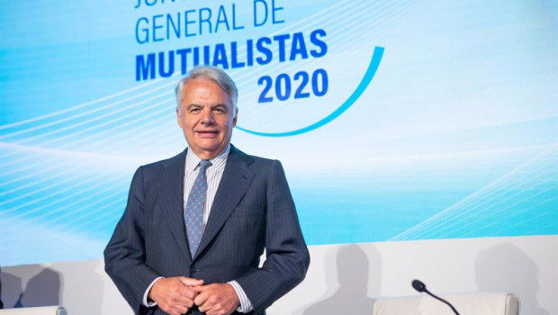 ep archivo - el presidente de mutua madrilena ignacio garralda en la junta general de mutualistas de