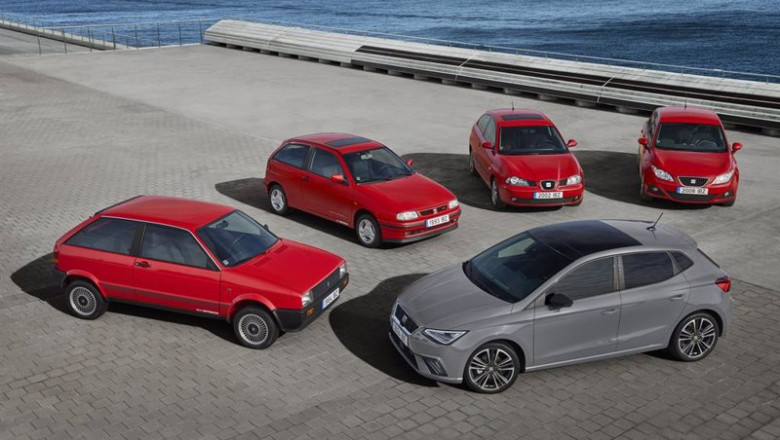 Archivo - Las cinco generaciones de Seat Ibiza. | SEAT - Archivo ep archivo las cinco generaciones de seat ibiza