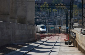 ep archivo   llegada de un tren a la estacion madrid chamartinclara campoamor a 7 de noviembre de