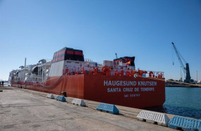 ep archivo   presentacion del primer barco de bunkering de gas natural licuado gnl en la planta de