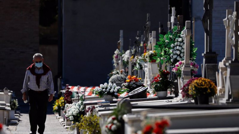 ep archivo un hombre camina por las instalaciones del cementerio cristo de la salud espinardo en ep archivo un hombre camina por las instalaciones del cementerio cristo de la salud espinardo en