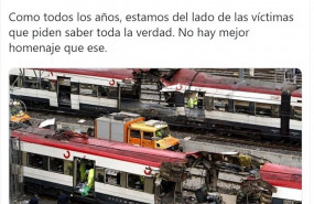 ep captura del tweet de vox sobre los atentados del 11m