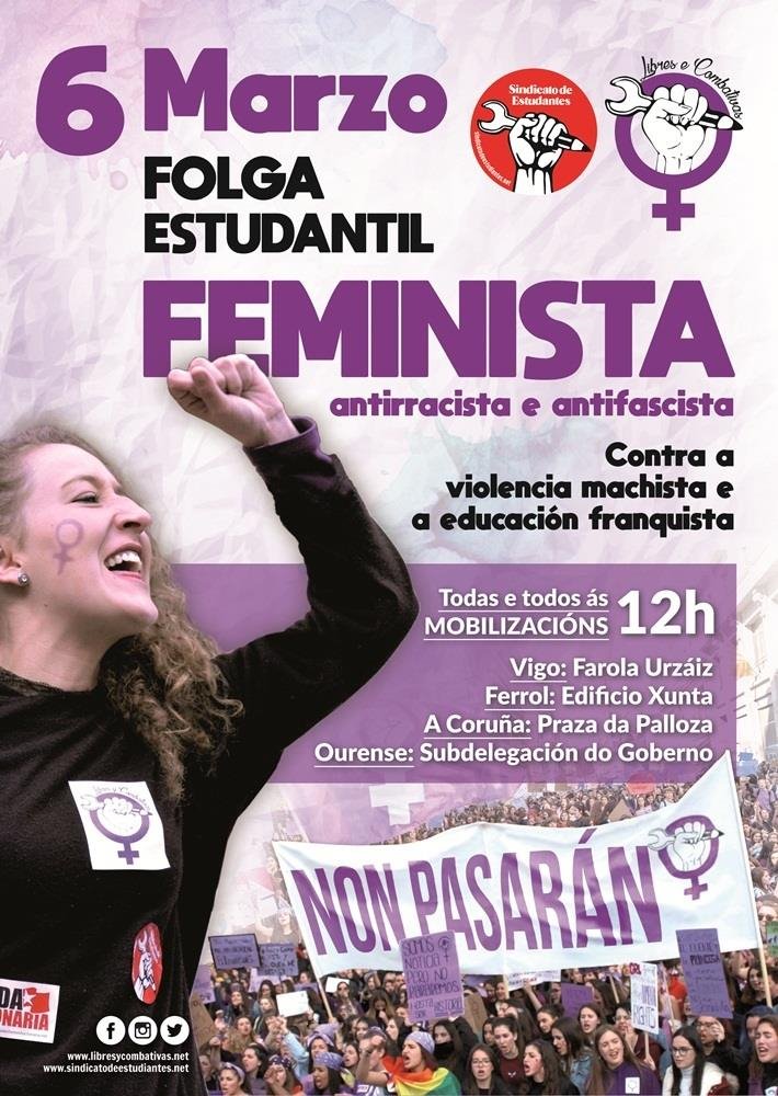 ep cartel de la huelga estudiantil feminista del 6 de marzo ep cartel de la huelga estudiantil feminista del 6 de marzo