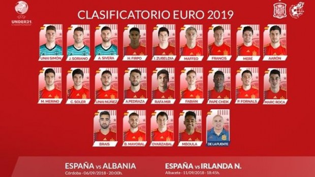 ep convocatoriala seleccion sub-21futbol