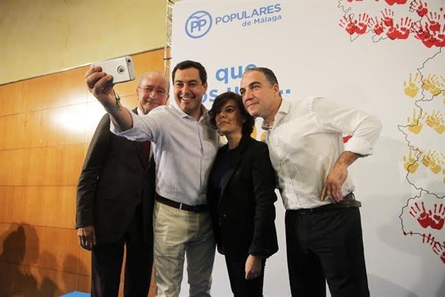 De la Torre, Juanma Moreno, Soraya Sáenz de Santamaría Elías Bendodo España une | EUROPA PRESS/ÁLEX ZEA ep detorre juanma moreno soraya saenzsantamaria elias bendodo espana une