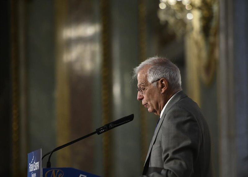 ep el ministro de asuntos exteriores ue y cooperacion en funciones josep borrell