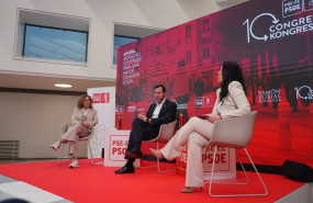 ep el ministro de transportes y movilidad sostenible oscar puente en el congreso del pse ee en san