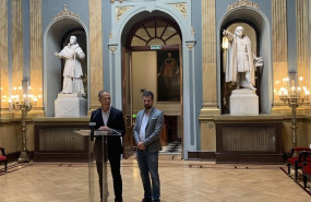 ep el portavoz del psoe en el senado ander gil y el secretario general del psoe en castilla y leon