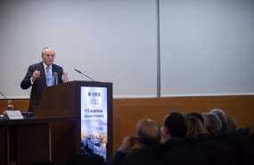 ep el presidente de ceca isidro faine durante la 115 asamblea general de la asociacion celebrada en