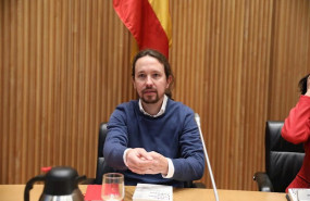 ep el secretario general de podemos pablo iglesias durante su participacion en el dialogo nudo