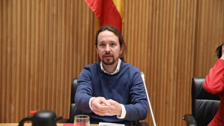 El secretario general de Podemos, Pablo Iglesias durante su participación en el diálogo `Nudo España: un año después´ en el Congreso de los Diputados, en Madrid (España), a 5 de diciembre de 2019. | Marta Fernández Jara - Europa Press ep el secretario general de podemos pablo iglesias durante su participacion en el dialogo nudo