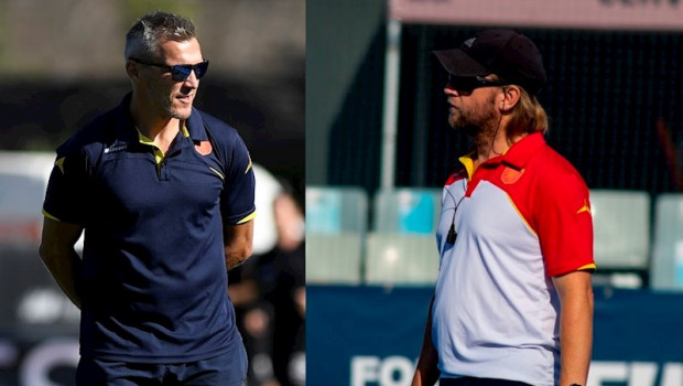 ep fred soyez izda y adrian lock dcha seleccionadores masculino y femenino respectivamente