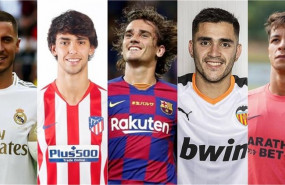 ep hazard joao felix griezmann maxi gomez y oliver torres fichajeslaliga santander 2019-20