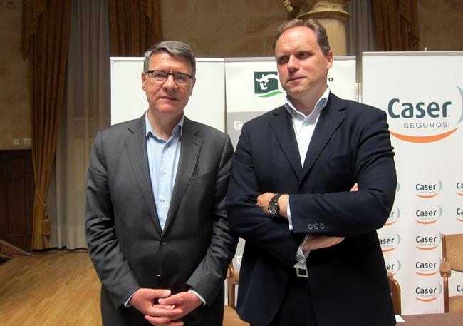 Jordi Sevilla y Daniel Lacalle en Salamanca | EUROPA PRESS ep jordi sevilladaniel lacallesalamanca