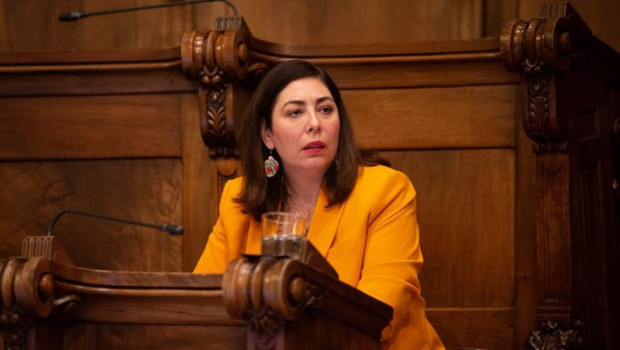 ep la concejal de ciudadanos luz guilarte durante la primera sesion plenaria del consejo municipal