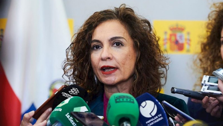 La ministra de Hacienda, María Jesús Montero, en Santander | JUAN MANUEL SERRANO ARCE/EUROPA PRESS ep la ministra de hacienda maria jesus montero en santander
