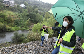 ep la presidenta de adif isabel pardo de vera visita la zona en la que unos vagones de mercancias