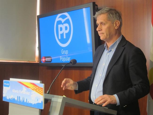 El líder del PP en el Ayuntamiento de Barcelona, Alberto Fernández | EUROPA PRESS ep liderppayuntamientobarcelona alberto fernandez
