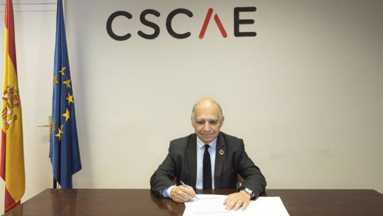 Lluis Comerón, presidente de CSCAE | CSCAE ep lluis comeron presidente de cscae