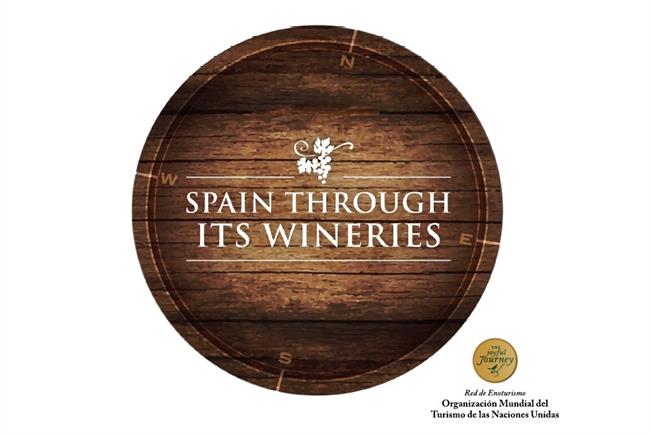 Logo de 'Spain Through its Wineries' | 'SPAIN THROUGH ITS WINERIES' ep logo de spain through its wineries