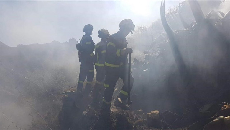Bomberos de Lanzarote | AYUNTAMIENTO DE CABILDO DE LANZAROTE ep los bomberoslanzarote asistenlas laboresextinciongran canaria