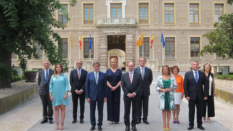 ep los integrantesnuevo gobiernoaragon