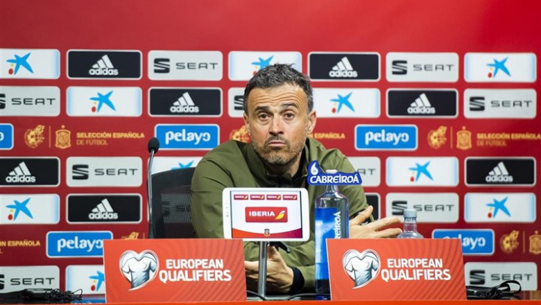 Luis Enrique. | Fredrik Varfjell/Bildbyran via Z / DPA - Archivo ep luis enrique llevamos 27 golespartidobara 26 parafaltosgolesta mal