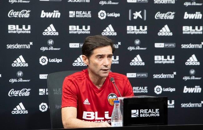 Marcelino García Toral, durante una rueda de prensa | @VALENCIACF ep marcelino garcia toral duranteruedaprensa