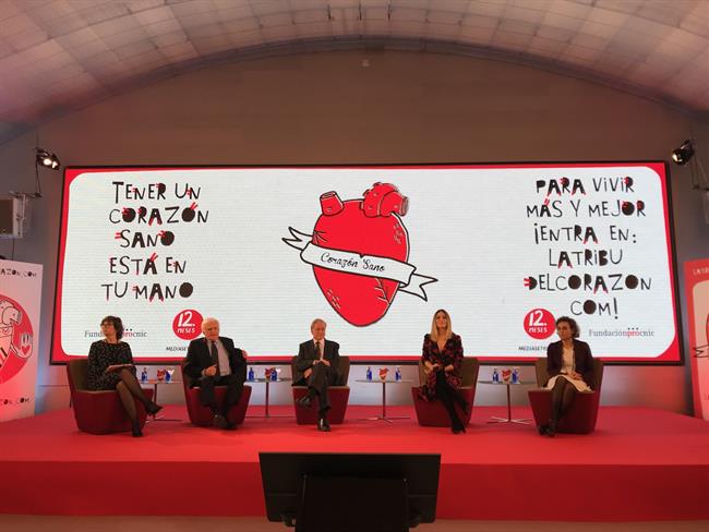 Presentación campaña de Mediaset España sobre el corazón | EUROPA PRESS ep presentacion campanamediaset espanacorazon
