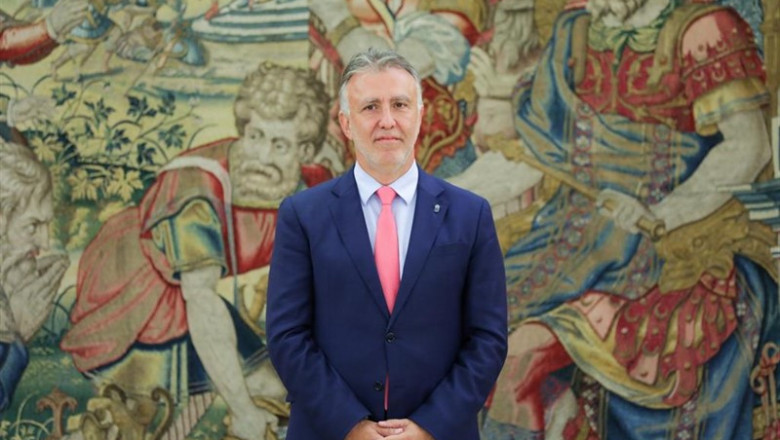ep presidentegobiernocanarias angel victor torres esperaser atendidorey felipe vipalaciola zarzuela