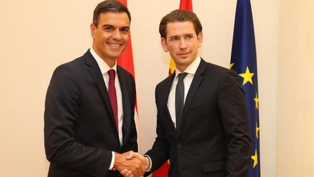 ep sanchezreuneprimer ministroaustria sebastian kurtz