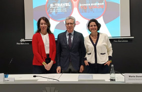 ep serra sarrate y domnech en la presentacion del b travel 2024 de este jueves