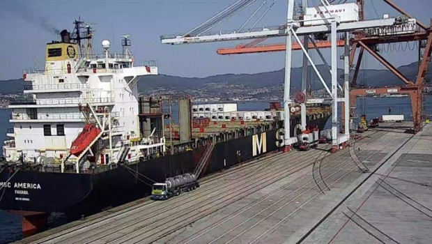 ep terminal de mercancias de guixar en el puerto de vigo pontevedra
