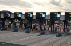 etc toll plaza zarautz highway ap 8 basque country spain ktc8060