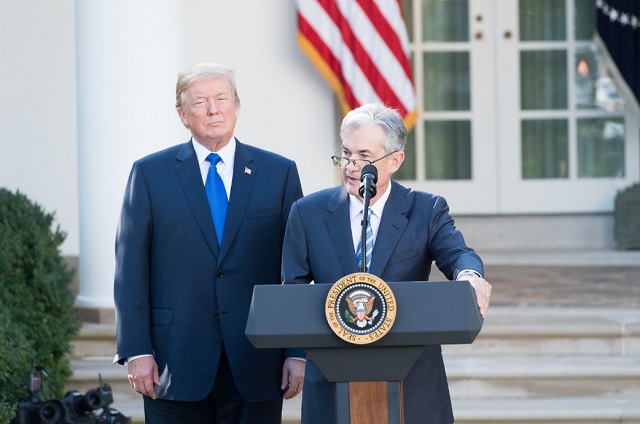 Donald Trump y Jerome Powell | The White House (Flickr) jerome powell donald trump