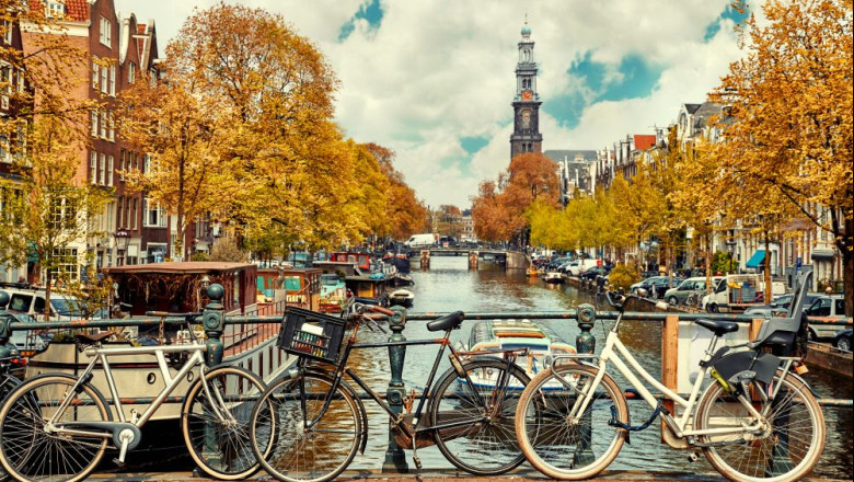 circuitos por europa bici en canal amsterdam