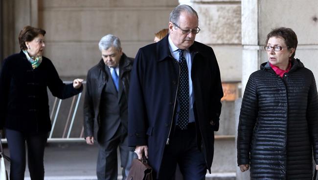 Aguayo y Magdalena Álvarez llegan a la sesión este lunes del juicio de los ERE | EUROPA PRESS ep aguayomagdalena alvarez lleganla sesionlunesjuiciolos ere