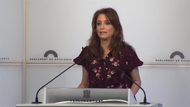ep andrea levy diputadappparlamentcataluna en ruedaprensa