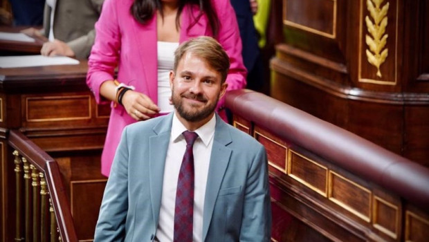 ep archivo   alberto ibanez diputado de compromis sumar en el congreso de los diputados