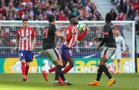 ep atletico de madrids player thomas during la liga match between atletico de madrid and athletic de ep atletico de madrids player thomas during la liga match between atletico de madrid and athletic de