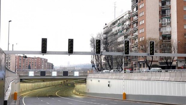 La velocidad de circulación seguirá limitada a 70 kilómetros hora en la M-30. | EUROPA PRESS/AYUNTAMIENTO DE MADRID ep calle 30 m-30madrid